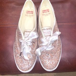 Kate Spade sequins keds, size 8